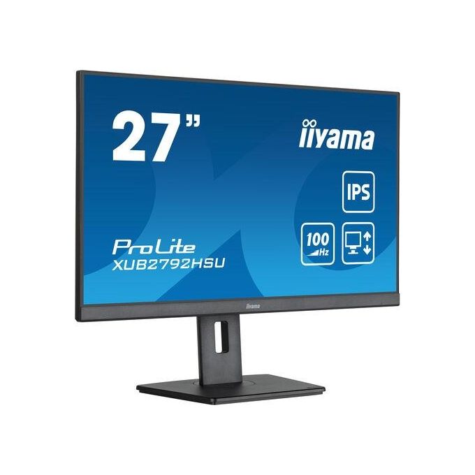 Iiyama XUB2792HSU-B6 Monitor PC 27'' 1920x1080 Pixel Full HD LED Nero Opaco