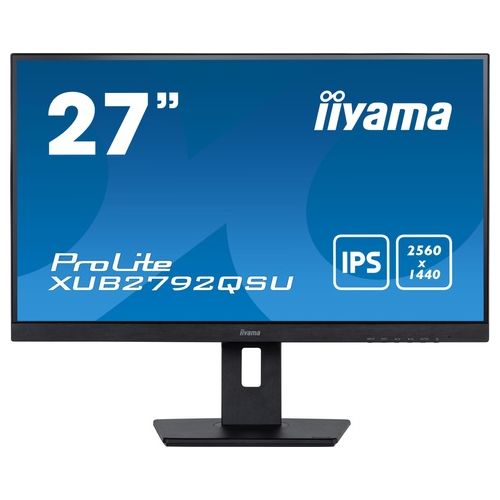 Iiyama XUB2792QSU-B5 Monitor Pc 27" 2560x1440 Pixel Full Hd Led Nero
