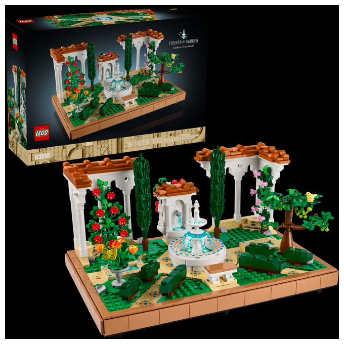 Image of LEGO Icons Il giardino della fontana 10359