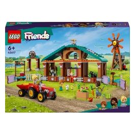 LEGO Friends 42617 Il Santuario degli Animali della Fattoria, Giocattolo con Trattore e 3 Mini Bamboline, Giochi per Bambini 6+
