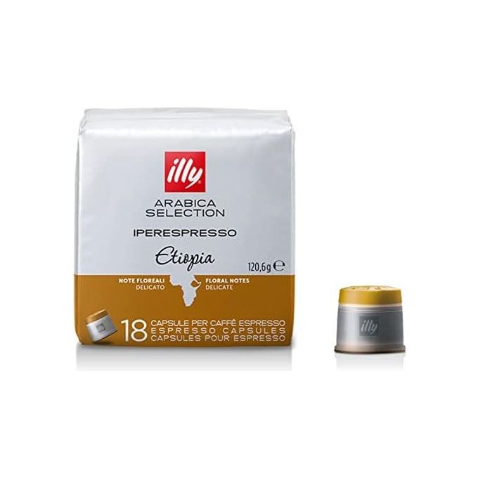 illy Caffe' Iperespresso Arabica Selection Etiopia 18 Capsule Aroma Delicato