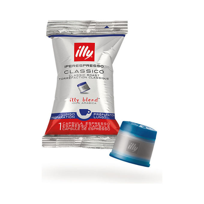 Illy, Capsule Caffe' Iperespresso Classico, Tostatura Media, 100% Arabica, per Macchine Iperespresso