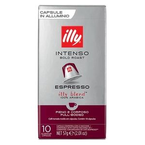 Illy Capsule Espresso Intenso Compatibili con Nespresso 10 Pezzi