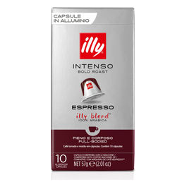 Illy, 10 Capsule Caffè Espresso Intenso Compatibili Nespresso, Tostato