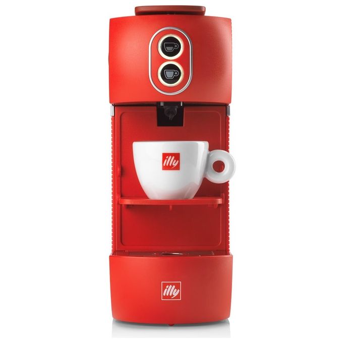 ILLY Macchina Caffe' Easy Rossa  4 astucci Cialde da 18 pz