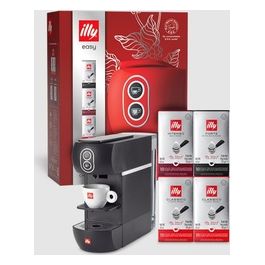 Macchina Caffè Easy nera  4 astucci Cialde da 18 pz