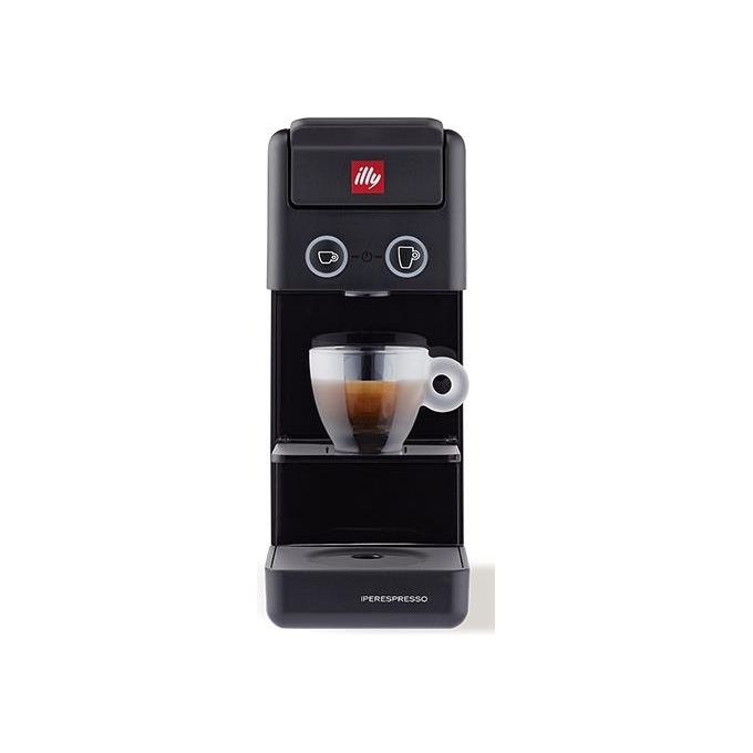 ILLY Macchina Caffe' Iperespresso Y3.3 nera  3 cubi Iperepresso da 18 capsule