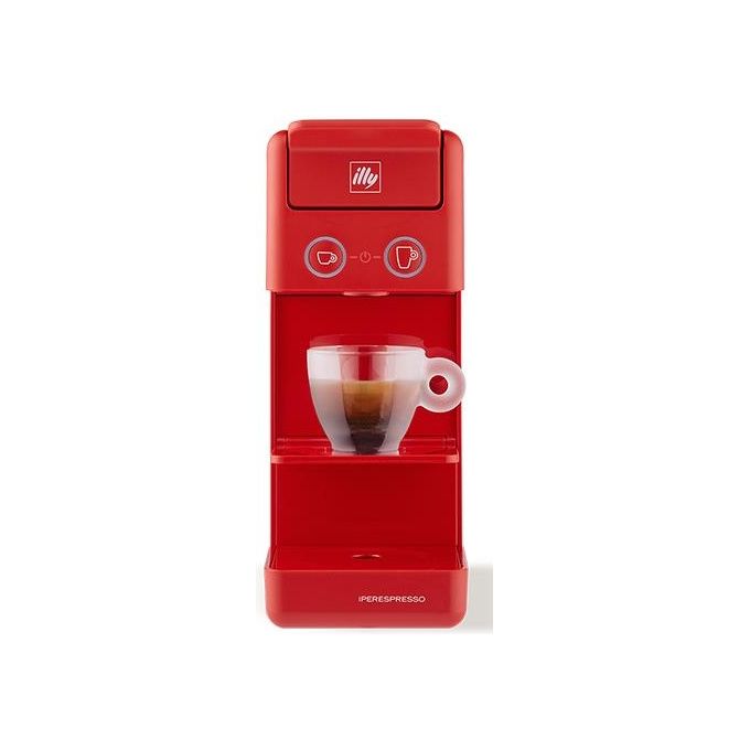 ILLY Macchina Caffe' Iperespresso Y3.3 Rossa  3 cubi Iperepresso da 18 capsule