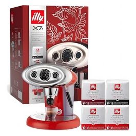 Macchina Caffè Iperespresso x7.1 Rossa  4 astucci da 18 capsule