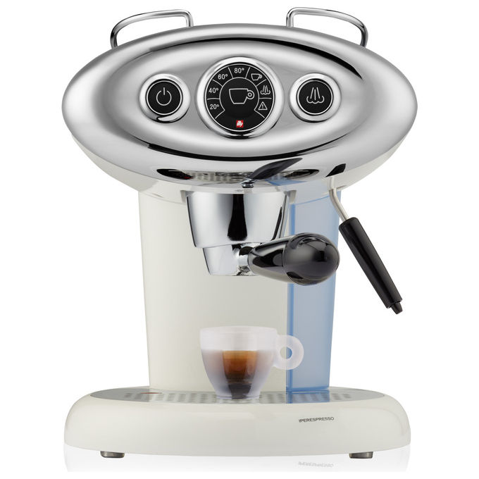 Illy macchina caffe' x7.1 iperespresso automatica a capsule bianca 1l