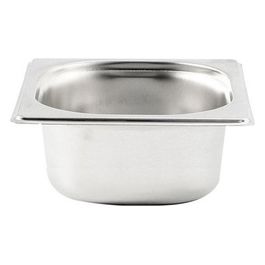 Bacinella Alimenti mod. 1/6 17161500icv Gastronorm Acciaio Lucido