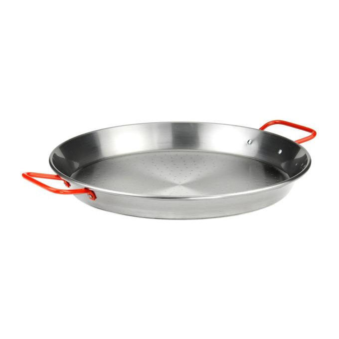 Image of ILSA Paellera 40cm in Acciaio Inossidabile per una Cottura Ottimale di Risotti e Piatti Tradizionali Spagnoli