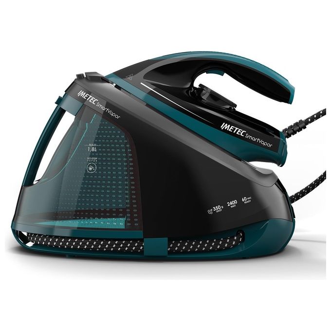 Image of Imetec 9047 SmartVapor Ferro da Stiro con Caldaia a Vapore Potenza 2400 Watt Capacita' 1.8 Litri Funzione Vapore Verticale colore Nero - Verde