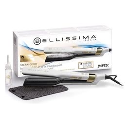 Imetec Steam Elixir Piastra per Capelli a Vapore Rivestimento in Ceramica e Olio Argan