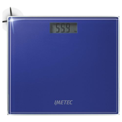 Imetec Compact ES1 100 Bilancia Pesapersone Elettronica Compatta Design Sottile Ampio LCD Display