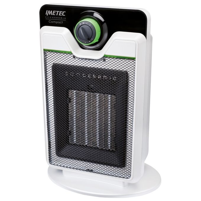 Image of Imetec Eco Ceramic CFH1-100 Termoventilatore con Tecnologia Ceramica a Basso Consumo Energetico Silenzioso 3 Livelli di Temperatura Termostato Ambiente