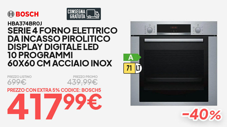 Bosch Offerte: Lavastoviglie, Lavatrici Forni | Yeppon