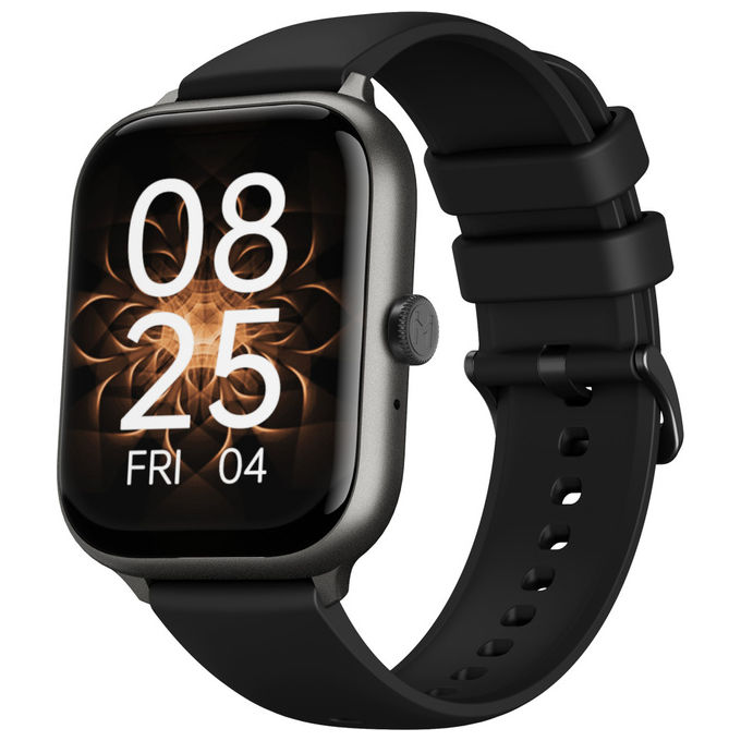 immagine di Imiki frame st1- smartwatch display amoled 1.78, connettivita` bluetooth, autonomia 15 gg, misura ossigeno nel sangue e frequenza cardiaca, 100+ modalita` fitness, android e ios, black