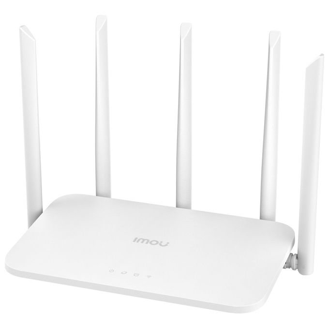 Imou Security Cameras Router Wi-Fi 6 1 Wan e 3 Lan Gb 3000 Mbps 6 Antenne ed IP