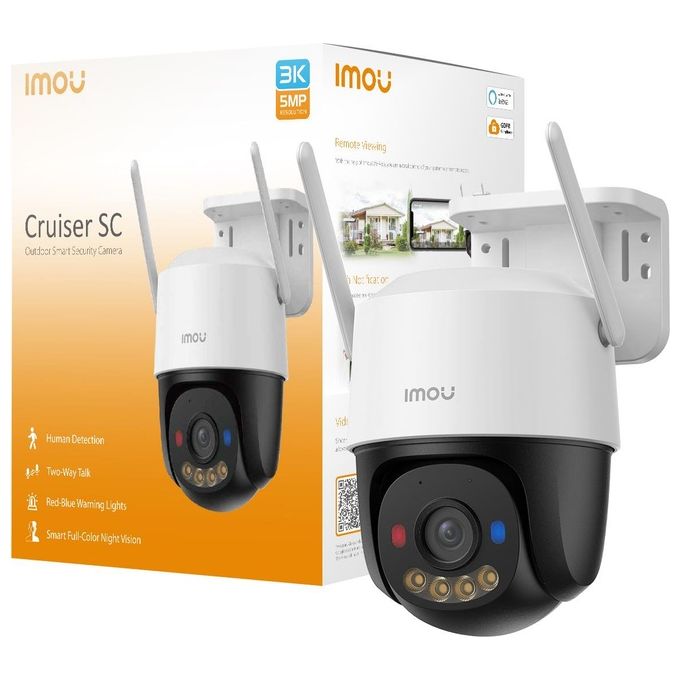 Imou Telecamera Cruiser SC 3K PTZ IP-Wi-Fi Full-color 5MP RedeBlue light