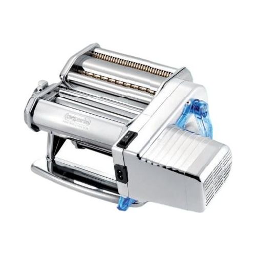 3650 Electric Macchina per la Pasta Fresca 80W 3 Formati Sfoglia Fettuccine Tagliolini colore Argento