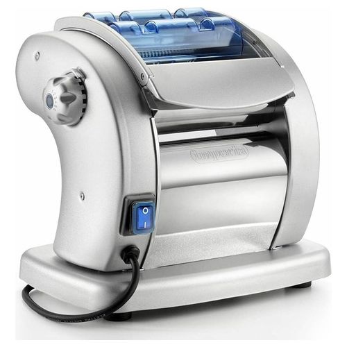 PASTA PRESTO Macchina per Pasta Elettrica 85W 3 Formati Sfoglia 150mm 6 Spessori Made in Italy colore Argento