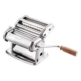 macchina per pasta manuale pastaia italiana acciaio cromato 6 spessori