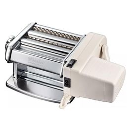 Titania Electric Macchina per la Pasta Fresca Elettrica Sfogliatrice Elettrica per Lasagne Tagliolini Fettuccine (Modello 2024) Acciaio 