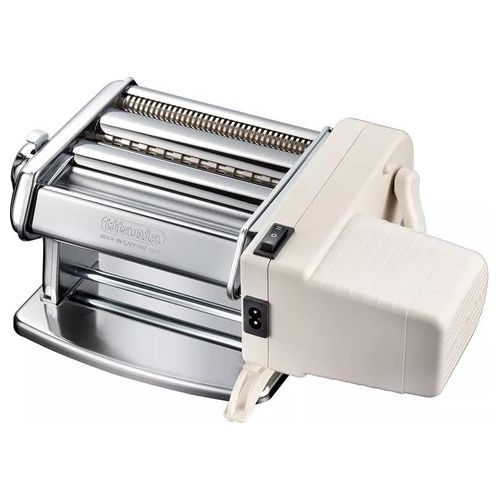 2675 Titania Electric Macchina per la Pasta Fresca Elettrica Sfogliatrice 150mm 6 Spessori Tagliolini 2mm Fettuccine 6.5mm colore Beige