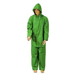 Impermeabili Giacca/Pantalone 100% PVC Verde Taglia xl