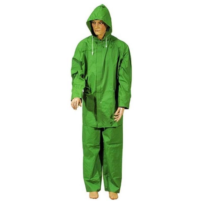 Impermeabili Giacca/Pantalone 100% PVC Verde Taglia xxl