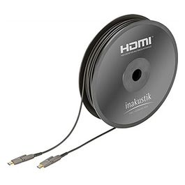In-Akustik Profi Hdmi 2.0 Lwl Kabel Micro Hdmi  Adapter 30mt