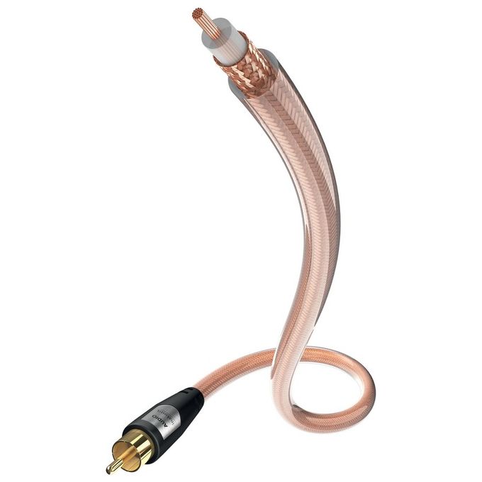 In-Akustik Star Subwoofer Cavo Mono Cinch 2x Cinch 3mt