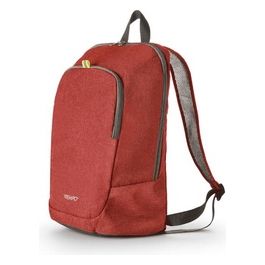 In Tempo Zaino Ripiegabile Ready in Tessuto Antigraffio Daypack Rosso