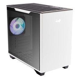 In Win A3 WHITE Mini Tower Vetro Temperato No-Power Mini ITX/microATX Nero