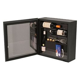 FLYINGBAR Mini Frigo Bar Frigorifero Piccolo Capacità 20 Litri Classe energetica F Tecnologia Compressore finitura Porta in Vetro