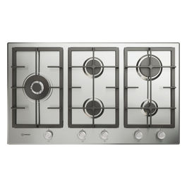 IN 9522 IX Piano Cottura a Gas 90cm 5 Fuochi Inox