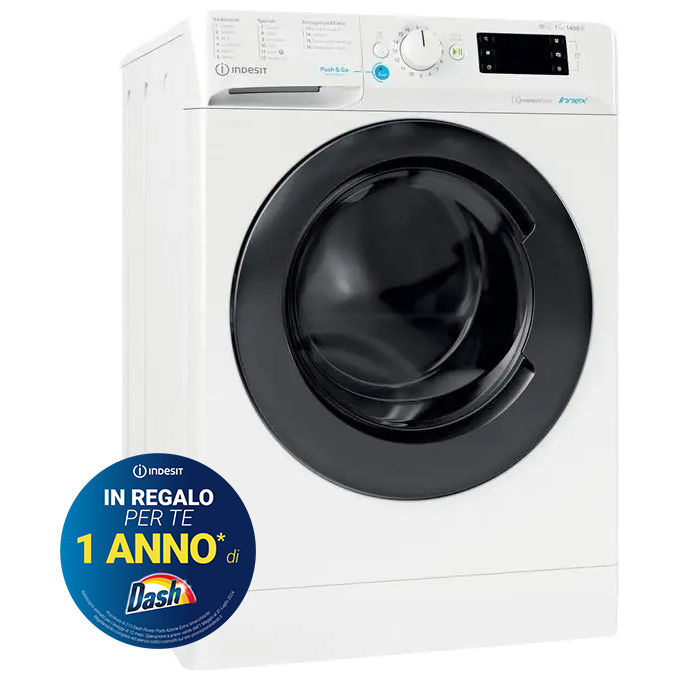 Indesit BDE 107426 WK IT Lavasciuga 10/7 Kg 1400 giri Classe D Bianca