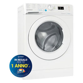 Indesit BWSA 7125X WV IT Lavatrice Slim 7 Kg Classe B Profondità 43 cm Centrifuga 1200 giri Motore Inverter Funzione Vapore