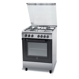 I6TMH2AFX/I Cucina a gas con forno elettrico ventilato 60x60 cm 4 Fuochi Classe energetica A Inox