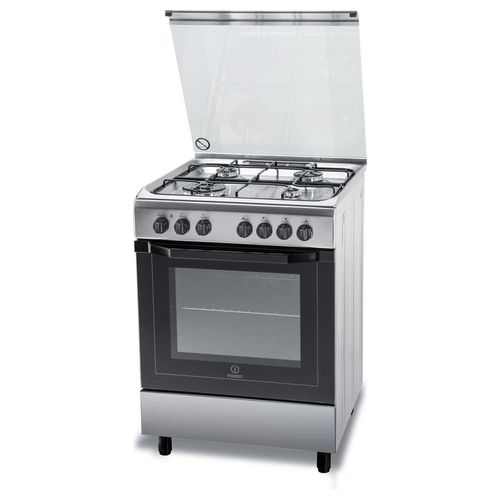 Indesit I6TMH2AFX/I Cucina a gas con forno elettrico ventilato 60x60 cm 4 Fuochi Classe energetica A Inox