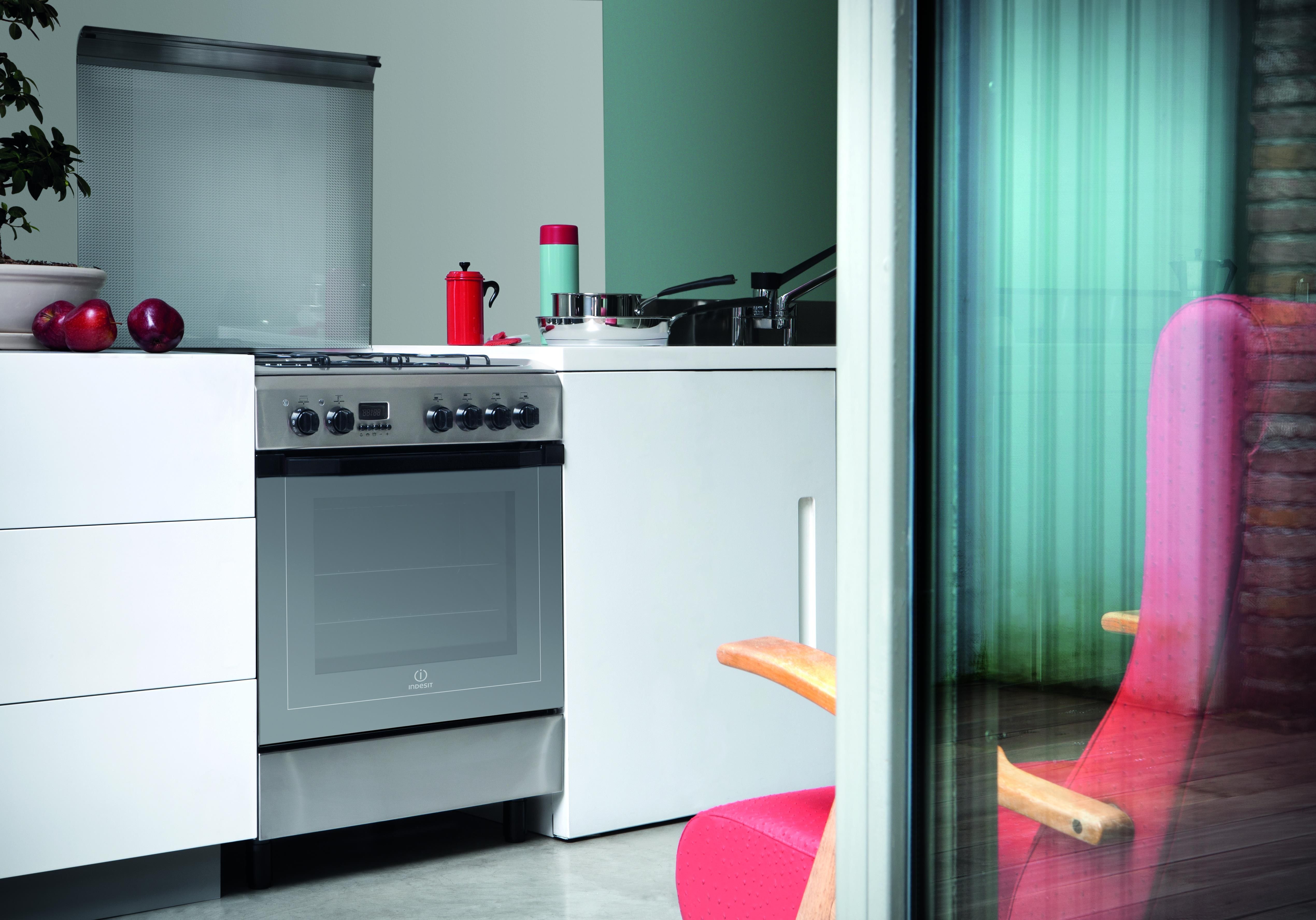 Indesit I6TMH2AFX/I Cucina a gas con forno elettrico | Yeppon