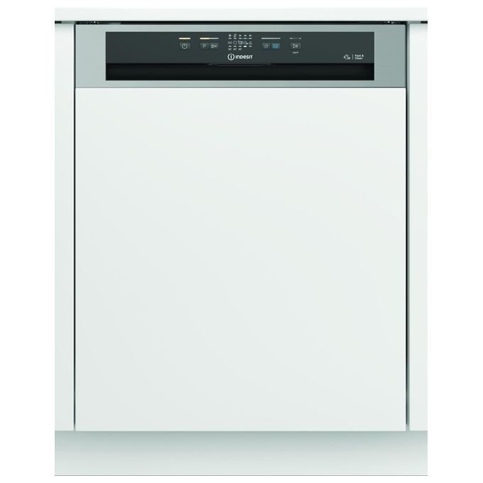 Indesit I3B L634 X Lavastoviglie da Incasso 14 Coperti Classe D a Scomparsa Parziale 60 cm colore Bianco