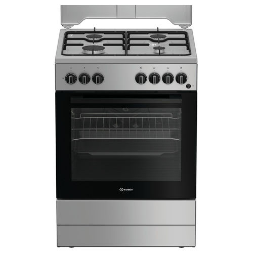 I6G3PMS Cucina a Gas 4 Fuochi Forno Elettrico 73 L Grill Classe A (60x60 cm) colore Acciaio Inox