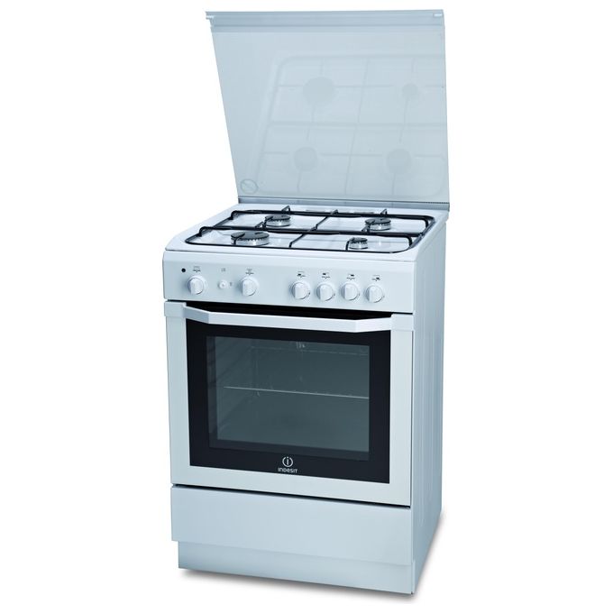 Indesit I6GG1F.1(W)/I Cucina con Forno a Gas, Grill Elettrico, 60x60cm, Bianco