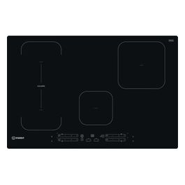 Indesit IB 21B77 NE Piano Cottura ad Induzione 4 Zone 77 cm Ceramica Nero