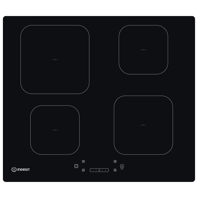 Image of Indesit IS 83Q60 NE Piano Cottura a Induzione 4 Zone 59 cm Nero