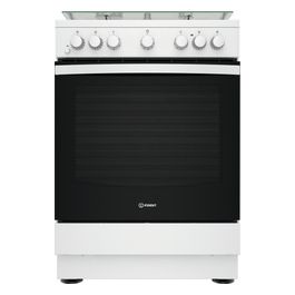 IS67G4PHW/E/1 Cucina Elettrico Gas Nero/Bianco Classe Energetica A