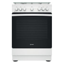 Indesit IS67G4PHW/E Cucina a Gas 4 Fuochi e Forno Elettrico con Grill 60x60 cm colore Bianco