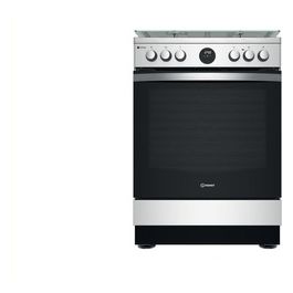 Indesit IS67G8CHX/E Cucina a Gas 4 Fuochi Stainless Steel